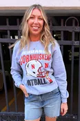 Nebraska Cornhuskers Helmet Lil Red Field Crew