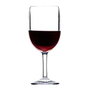 Acrylic Stemmed Wine Glass, 13 oz.