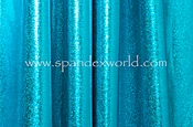 4 Way stretch Metallic foil-shiny (Turquoise)