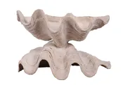 10″L Roman Stone Finish Elegant Clam Bowl