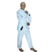 Pearl Weave Jiu Jitsu Kimono in White best for boxing kickboxing training and competition