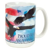 Military Ceramic Mug (Proud to Be an American)