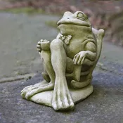 Campania International Coffee Frog Statue