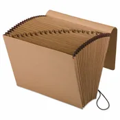 Pendaflex PFXK17AOX Expandable File Folder, 10 in Ht, 12 in Wd, Kraft, Brown, Letter Paper Size