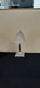 Bedside Lamp with Glass Shade