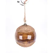 100MM MARBLEIZED TEXTURE BALL ORNAME