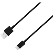 4XEM Micro USB To USB Data/Charge Cable For Samsung/HTC/Blackberry (Black) - USB  - 4XMUSBCBLBK
