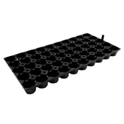 Char Coir - 50-Cell Propagation Insert Tray, Rigid Plastic, Fits Standard 10 x 20 Trays