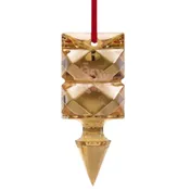 Baccarat 2024 Gold Holiday Ornament