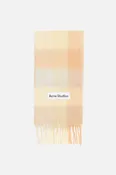 Mohair checked scarf