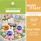 Candy Bunny Hug (Downloadable Cut File Design)