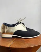 GOLD BLACK DERBY OXFORD