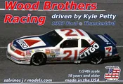 1/24 Wood Brothers Racing kyle Petty #21 1987 Ford Thunderbird Race Car