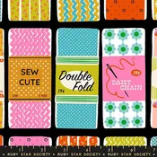 1-800 Notion – Sew Cute | Soft Black | Ruby Star Society | Cotton Quilting Fabric