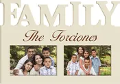 Ivory Family Photo Frame