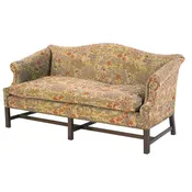 Camelback Sofa in Period Needlework
