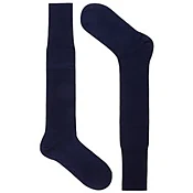 Calza lunga liscia blue