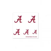 Alabama Crimson Tide Fingernail Tattoos