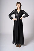 1970’s Shiny Black Jumpsuit