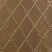 Alexandria Gold Geometric Embroidered Designer Faux Silk Swatch
