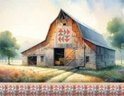 Flying Geese Note Card # IT02