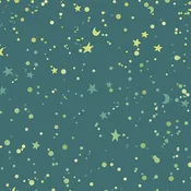 Astrologika by Eye Candy Quilts : Star Splatter in Verdigris : Andover