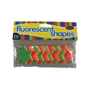 Fluorescent Neon Stars – 100 Pack 42mm Stars Markets Shops Car Boot Sales