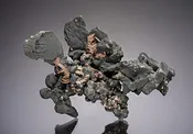 ACANTHITE with NATIVE SILVER