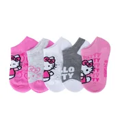 5 Pack Kids Hello Kitty No Show
