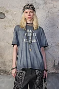 Bad Habits Boy T - Faded Navy Blue