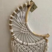 Crochet Macrame Moon Dream Catcher