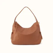Kori Hobo in Pebbled Leather - Warm Honey
