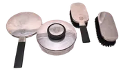 4-Piece David Andersen 830 Silver Vanity Set in Art Deco Style