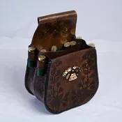 25/25 Divided Shell Pouch - Pine Cone