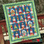 Christmas Gnomes Quilt Club for Sewing Machine Applique