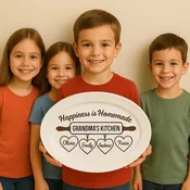 Personalized Platter - Ceramic Oval 14.5" x 10.5"