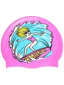 AMANZI Beach Babe Silicone Swim Cap