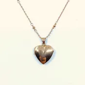 18kt Gold Plated Sterling Silver Heart Locket