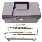 CS Osborne K-1005 Ratchet Packing Extractor Tool Set - 9 Piece Set