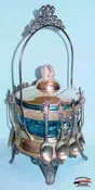 Victorian Silverplate Sugar Castor w/12 Spoons
