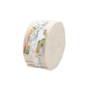 Bella Solids Jelly Roll Natural 9900JR-12