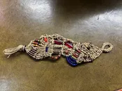 Beaded Macrame Bracelet — CRYSTAL WAND CREATIONS