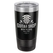 20 oz Custom Engraved Ribbed Tumbler