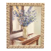 1980s Vintage Floral Still Life Original Oil Painting by Lynne Pittard — Heirloom House Antiques