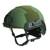 BALLISTIC LEVEL IIIA FAST HELMET OD GREEN LARGE