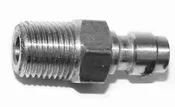 Paintball quick disconnect male side fitting.
