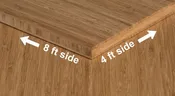 3/4 Inch Carbonized Vertical Unfinished Bamboo Plywood