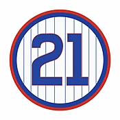 #21 Red White and Blue Sticker