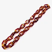 Anonamyss Glassworx Amber Purple Chain