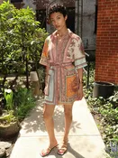 Alberta Mini Dress in Multi